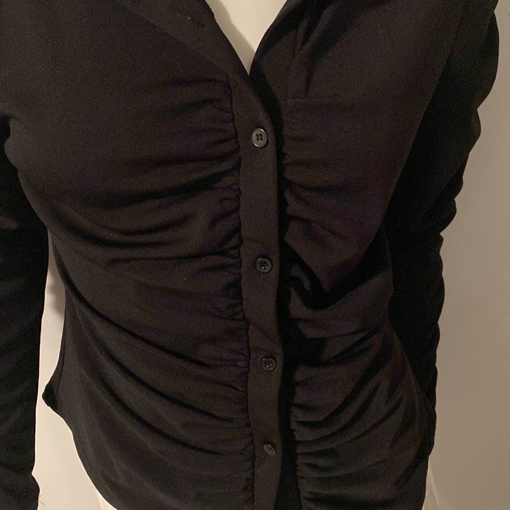 Shein Ruched Blouse - Picture 2 of 8